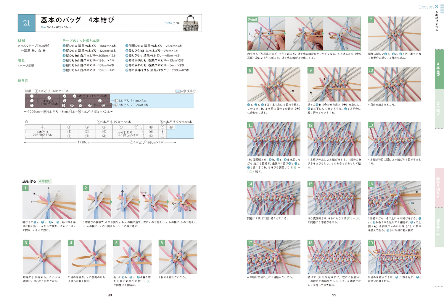 紙バンドで結んで作るかご編みｌｅｓｓｏｎ 古木 明美 河出書房新社