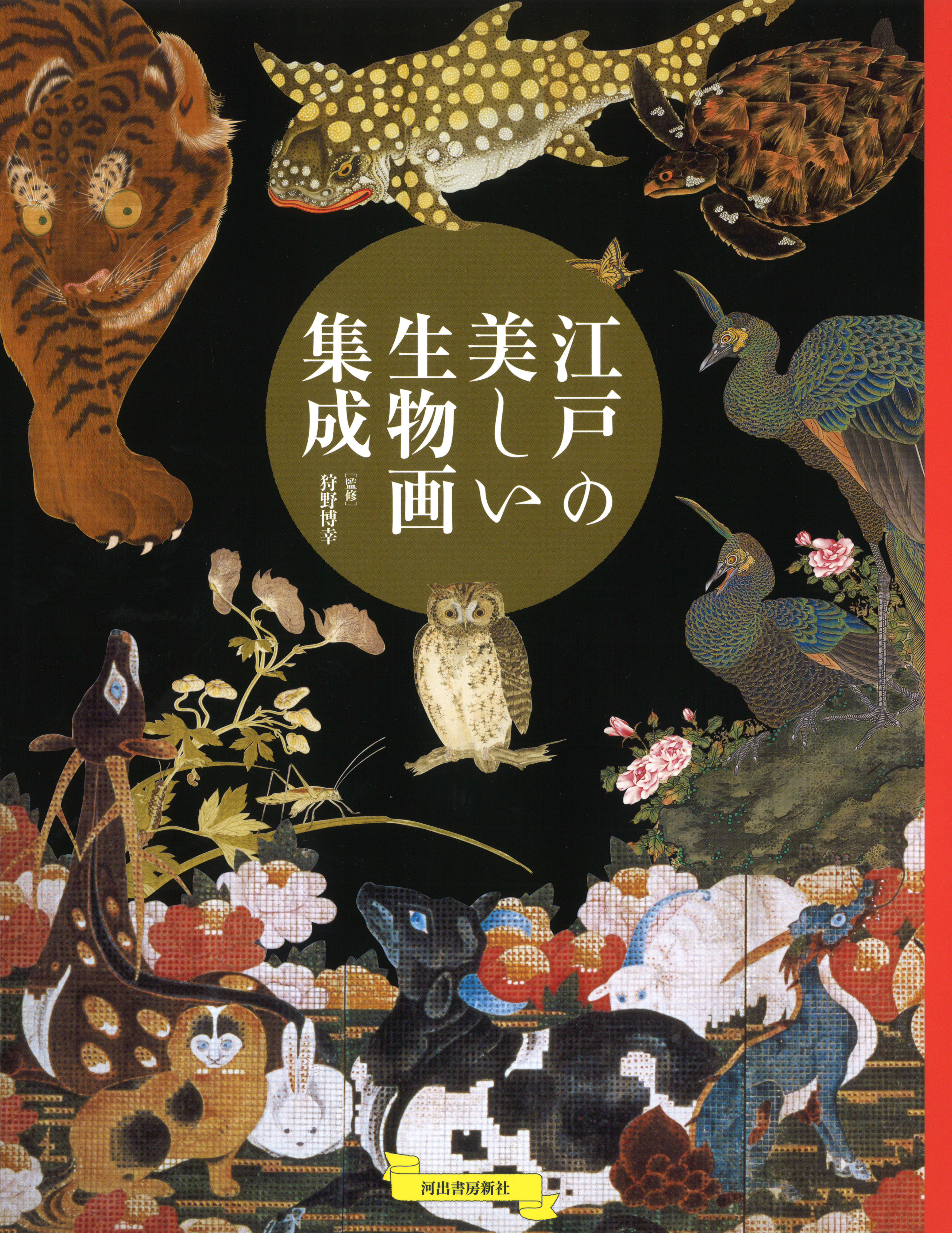 江戸の美しい生物画集成 単行本  狩野博幸 監修 A