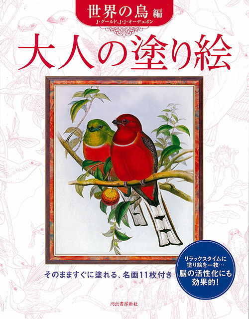 大人の塗り絵　世界の鳥編