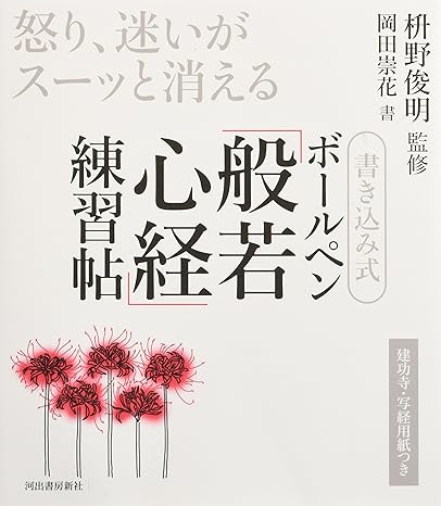 書き込み式ボールペン「般若心経」練習帳　桝野俊明特別セット