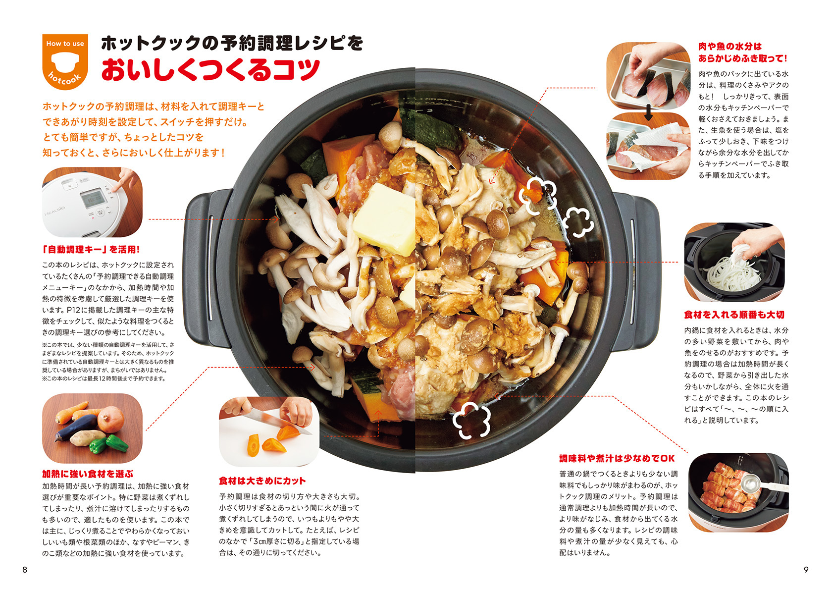 ホットクックお助けレシピ 予約調理のおかず :橋本 加名子 | 河出書房新社